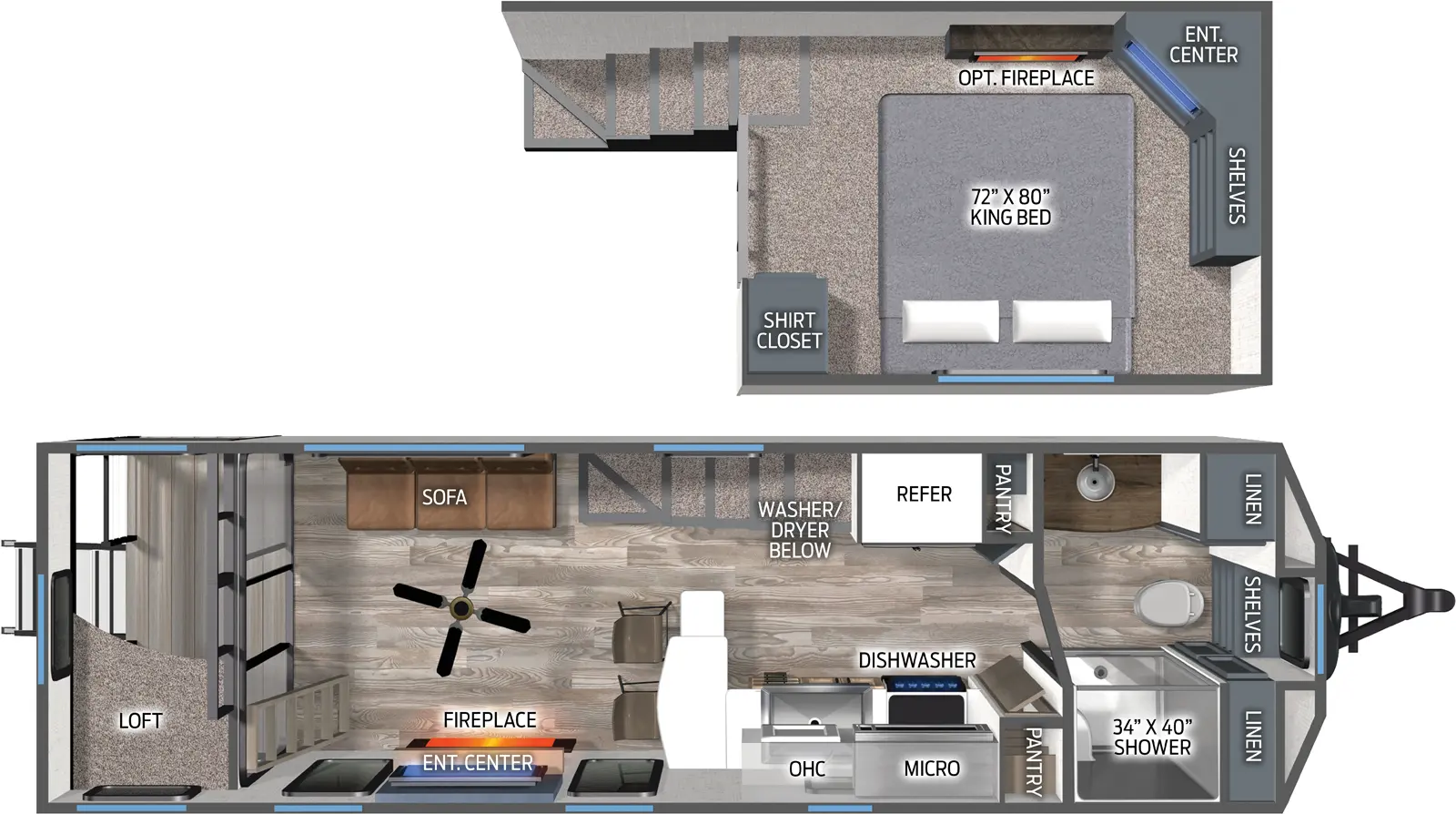 Puma Destination 260MiniLFT Floorplan